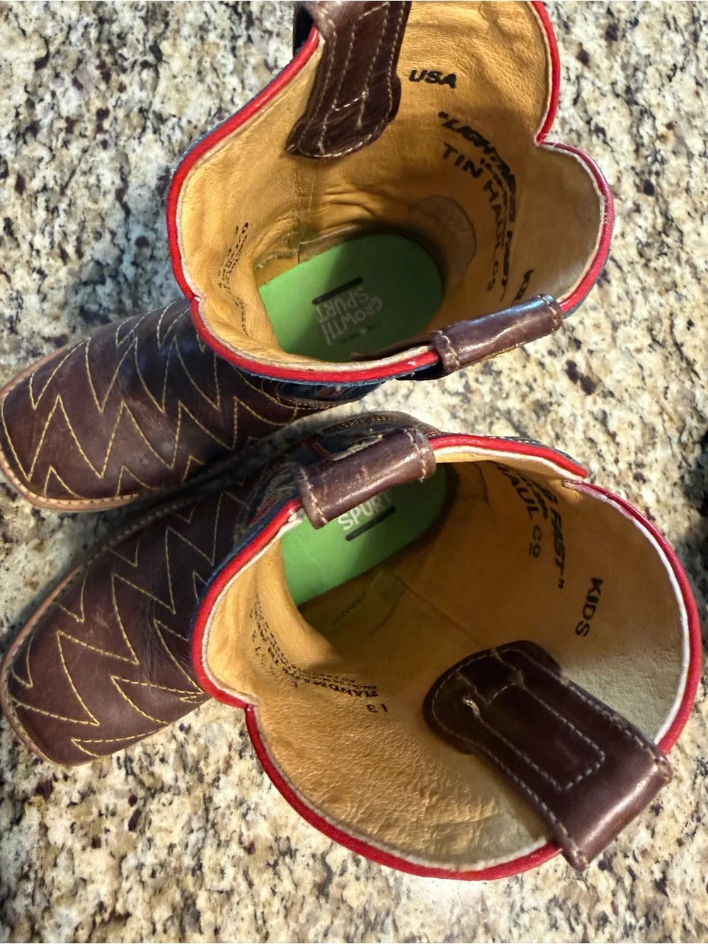Western cowboy boots kids handmade leather rodeo southwestern